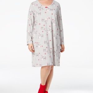 Charter Club Knit Sleepshirt Nightdress Socks Set Womens New with Tags Size S